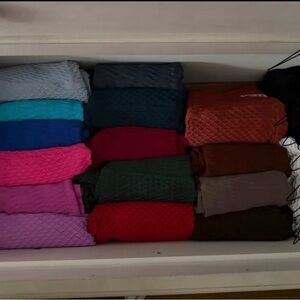 Booty by Brabants Assorted Textured Leggings in Multiple Colors